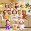 Photo customization plush pillow with text design facial filling 3D printed cushion,suitable for sofa bedroom decoration and car 5