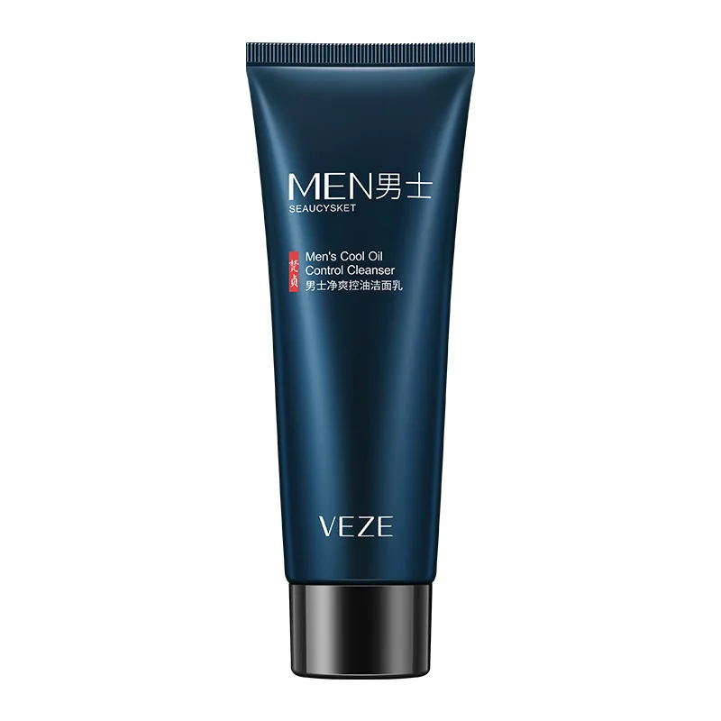 Men's Facial Cleanser Oil Control Moisturizing Bringhtening Rich Foaming Face Cleanser Skin Care