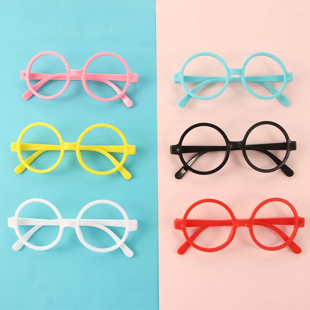 Fashion Round Glasses Frame Boys Girls Ultra Light Spectacle Frames Kids Eyewear Protection Without Glasses Lens eyeglasses frames eyeglass frames