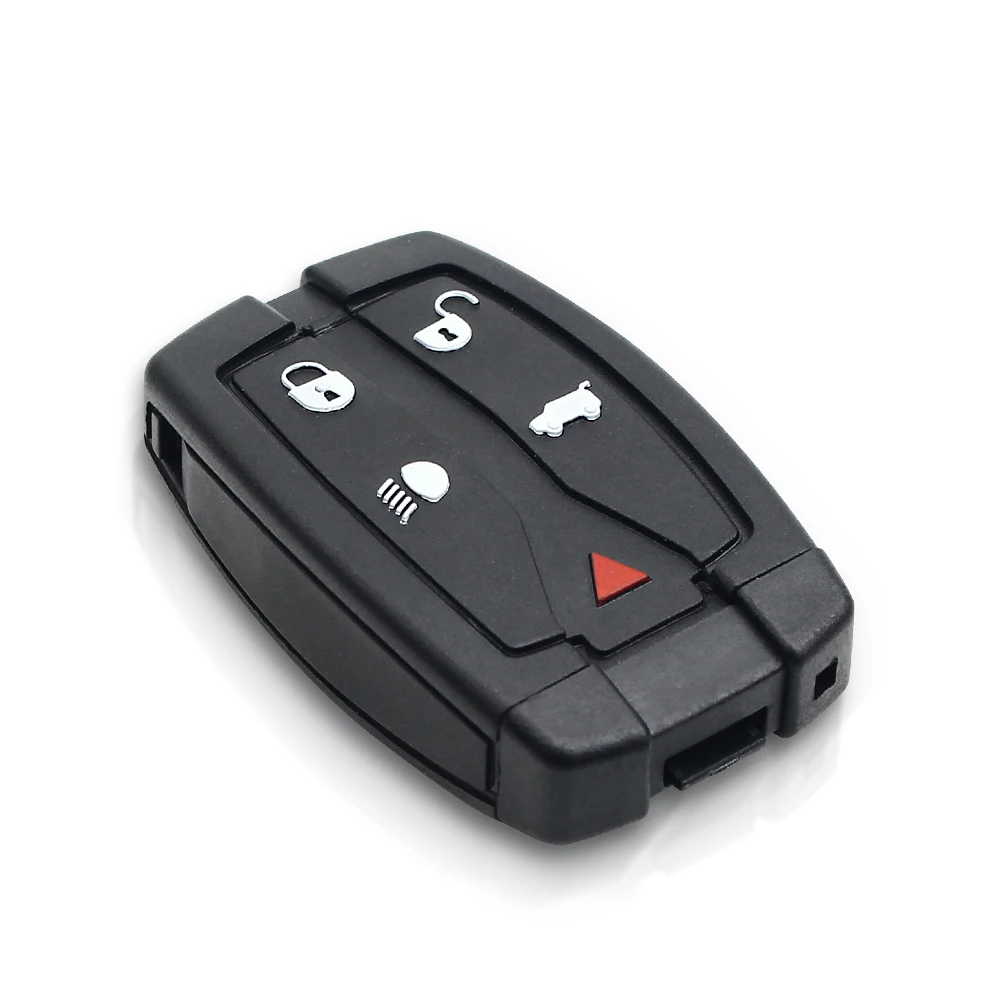 Car Key Shell key case car remote key car key key shell KEYYOU 5 Buttons For Land Rover Freelander 2 Discovery Remote Smart Key Replacement Uncut Blade Case