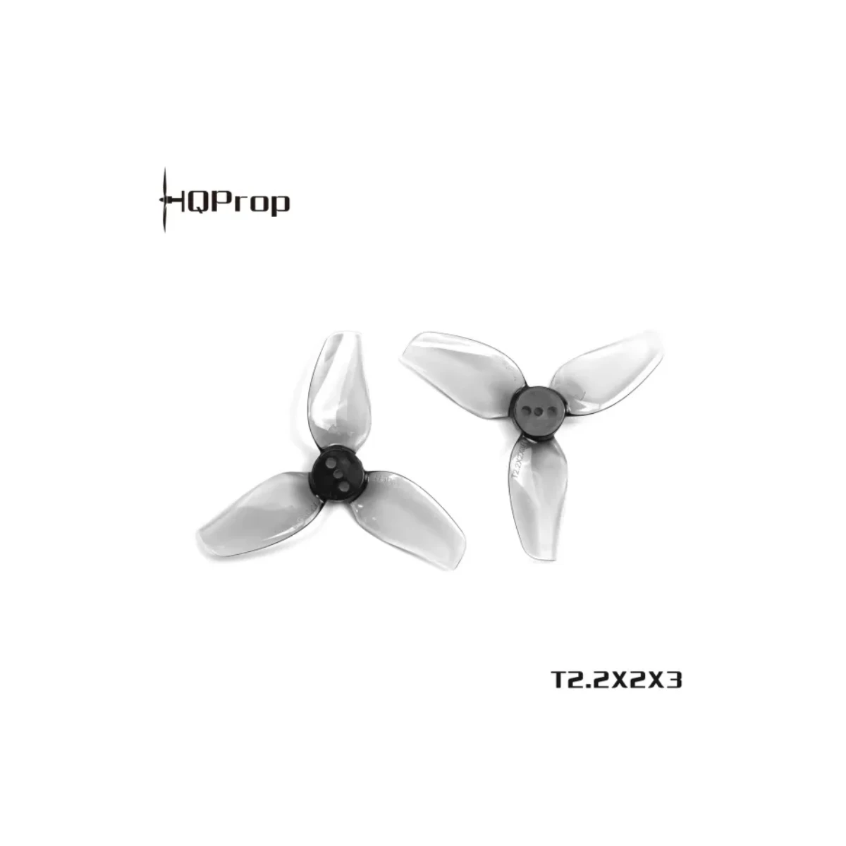 HQProp T2.2x2x3 Hélices Micro Drone FPV Grises 12PCS Lot
