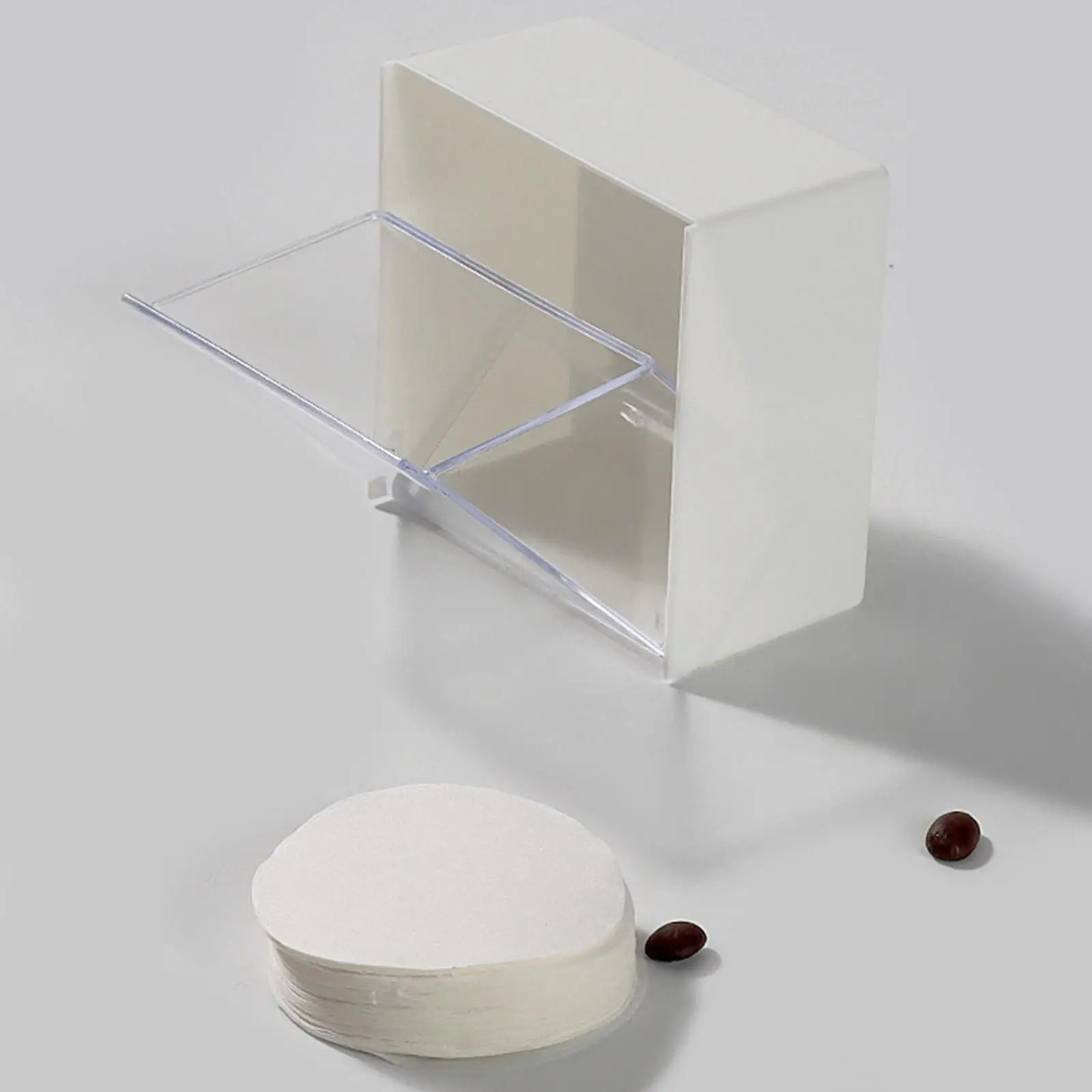 Coffee Filter Paper Holder Dustproof Coffee Filter Paper Box for Coffee