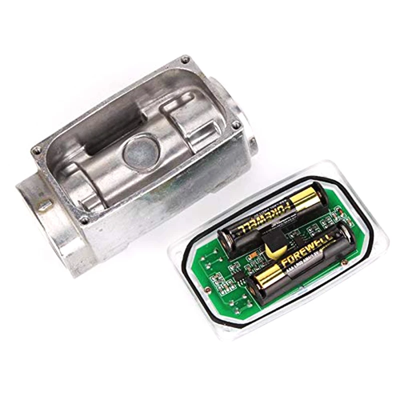 3/4" BSP Male Digital for Turbine Flowmeter LCD Display Gas Oil Fuel Flowmeter Measure Die sel Kerosene Gasoline