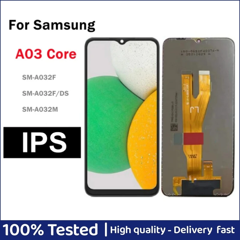 

6.5" A032f LCD For Samsung Galaxy A03 Core LCD SM-A032F SM-A032F/DS Display Panel Glass Touch Screen Digitizer Assembly