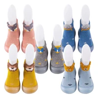 Cute and Comfy Cotton Newborn Baby First Walkers Socks Baby Soft-Soled Indoor Casual Shoes Breathable and Non-Slip Baby Shoes 1