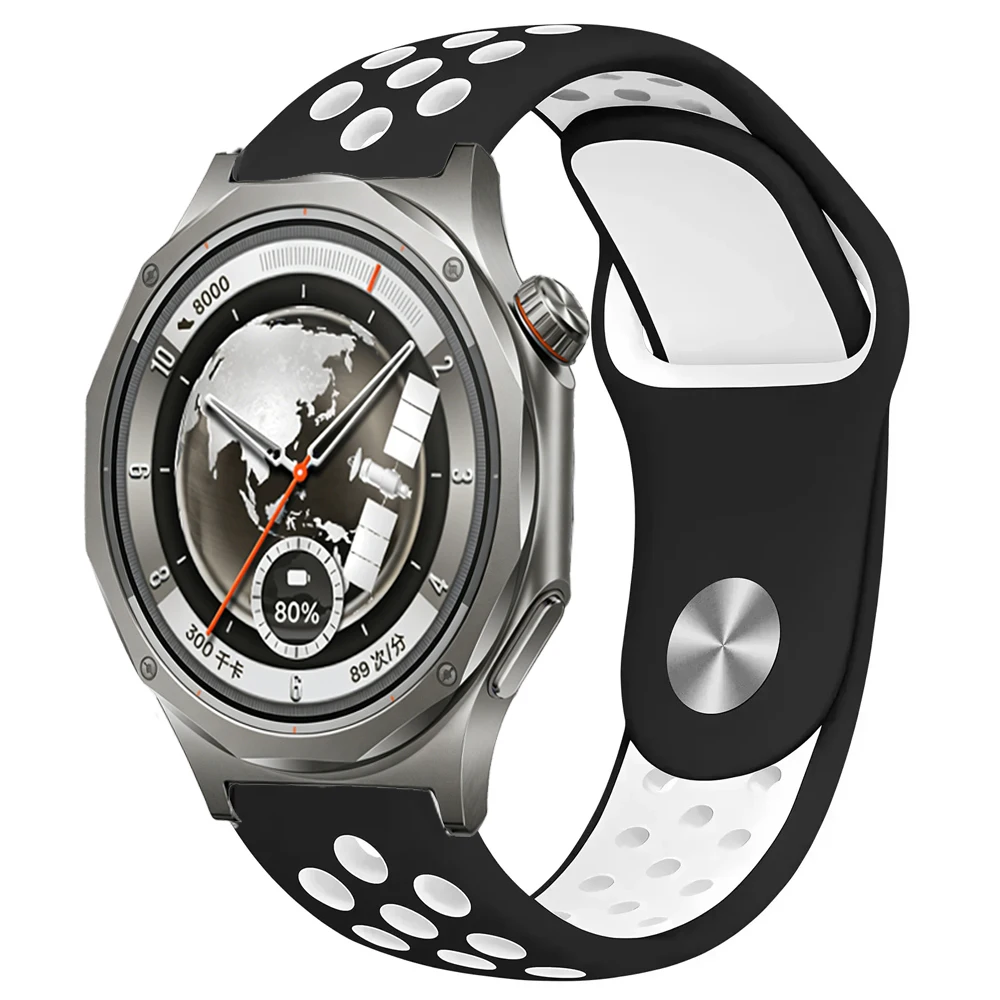 Breathable Silicone Watch Strap - Multiple Sizes Available