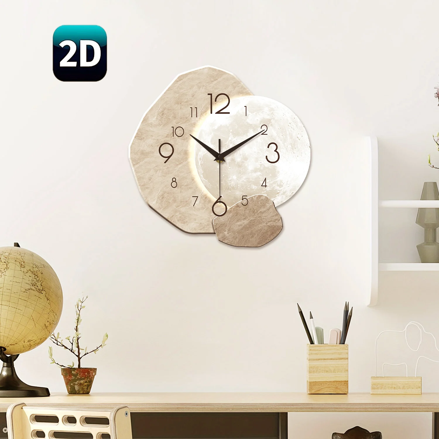 Moon Wall Clock 1
