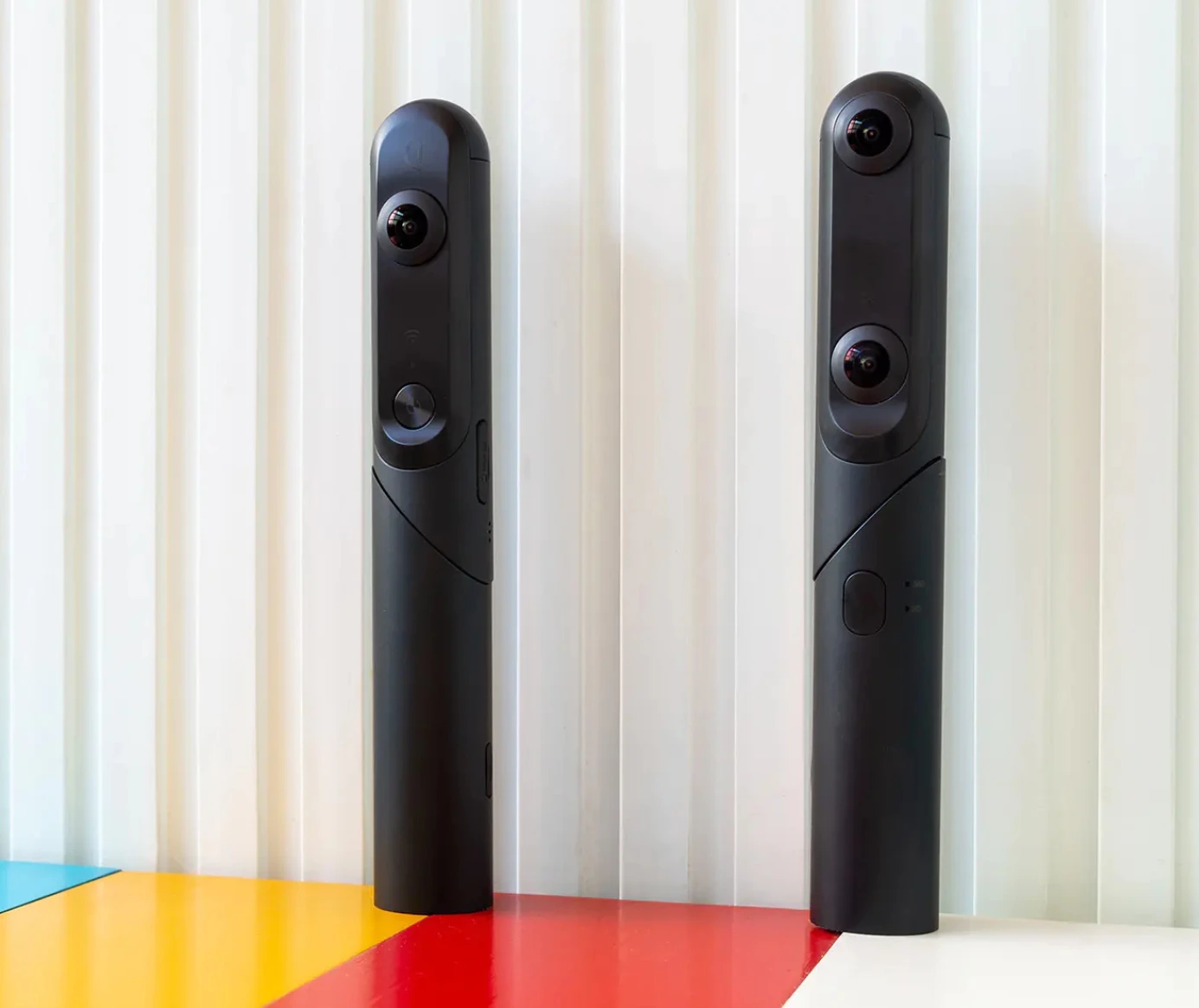 KanDao QooCam 3D Motion Camera QooCam Cucum 3D Action Camera 180&deg; VR 360&deg; 2D VR 4K UHD Video Recorder FOV 216&deg;