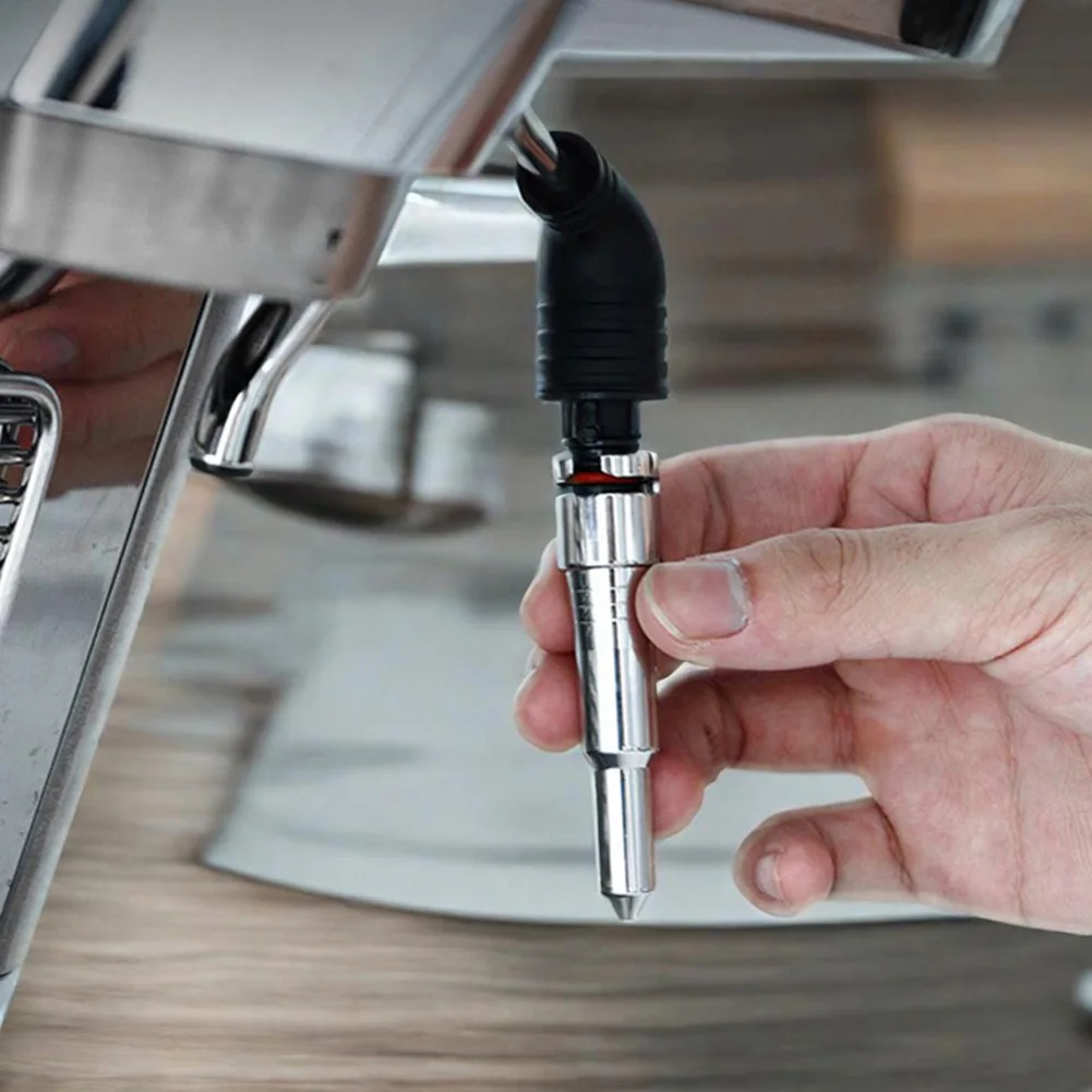 Steam Nozzle Rust-Proof Milk Frother Foam Inner Tube Washable Silicone Coffee Steam Nozzle for Delonghi EC9335 9665 ECAM22.110SB