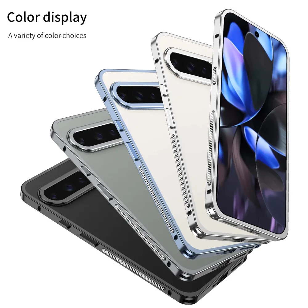 Premium Aviation Aluminum Alloy Frame Case - Metal Heat Dissipation, Durable Anti-Fall Cover