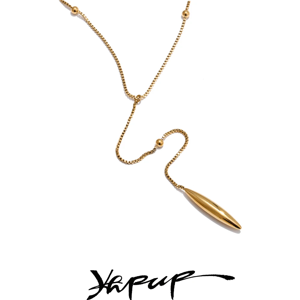 Yhpup Waterproof Stainless Steel Pendant Necklace