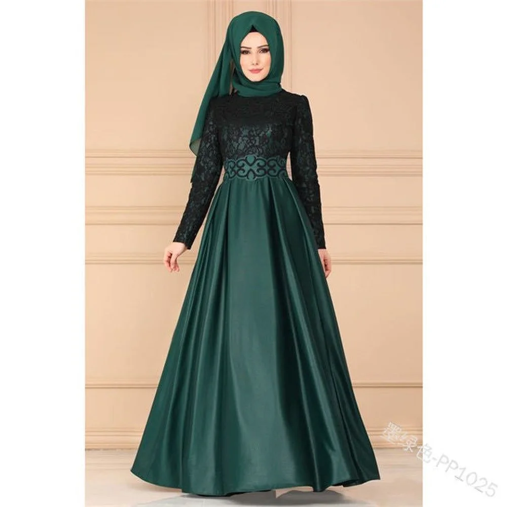 

Ramadan Eid Dress Muslim Hijab Abaya Caftan Marocain Robe Femme Musulmane Abayas for Women Islam Clothing Kaftan Dresses S-5XL