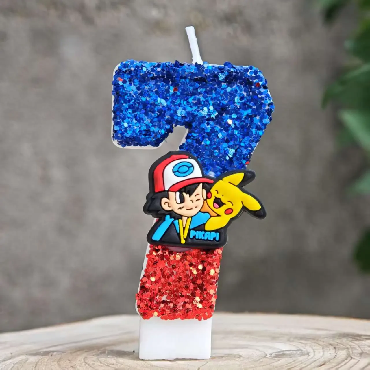 Cute Pokemon Monster Candle Kids Birthday Cake Decoration Cartoon Anime Figure Supplies Party Accessories Christmas Gifts
