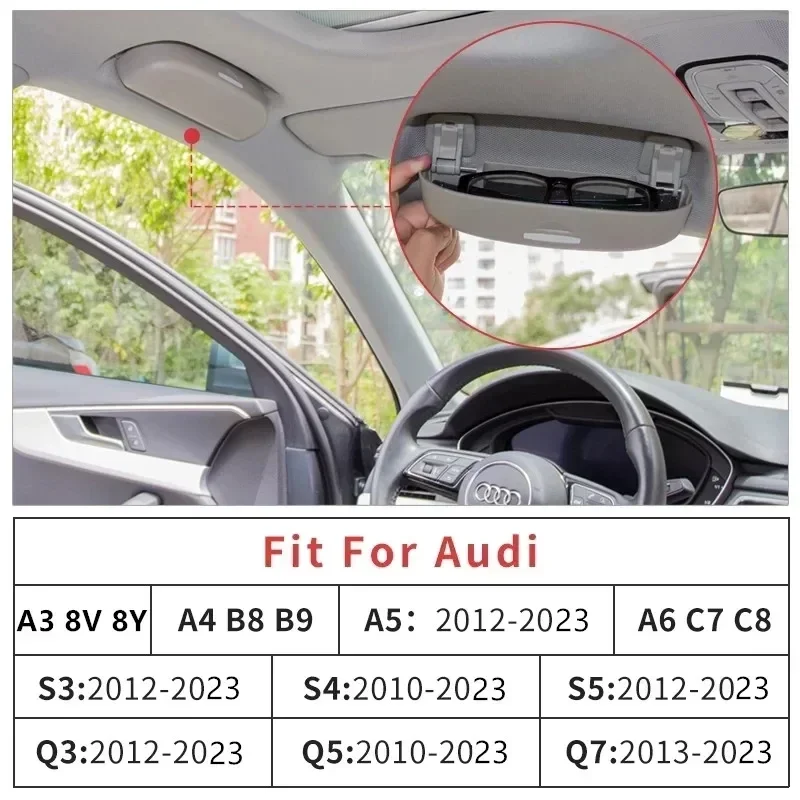 Premium Sunglasses Holder for Car Interior - Automotive Accessory