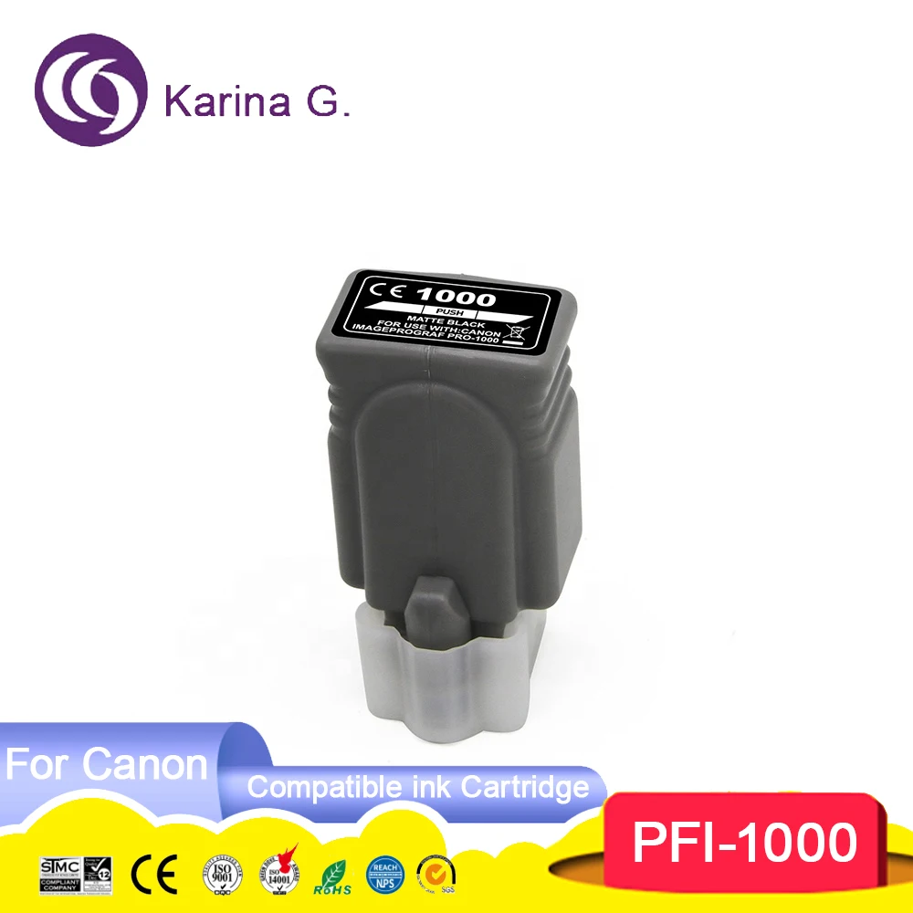 Compatible PFI 1000 PFI-1000 PFI1000 Premium Compatible Color Inkjet Ink Cartri