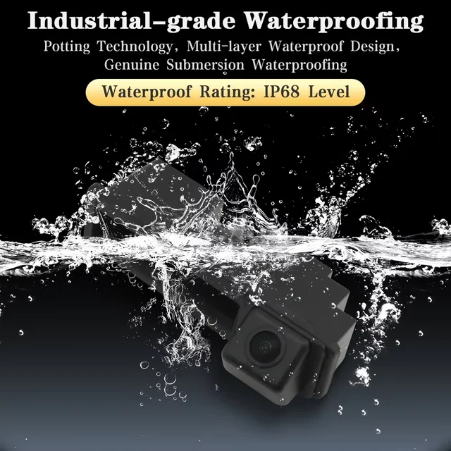 Car Rearview Camera For Audi A1 A3 A4 A6 A6L S5 Q5 Q7 2008 2009-2012 Backup Trunk Handle WaterProof Night Version Parking Cam 2