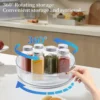 360 Rotating Lazy Susan Pantry Organizers and Storage Turntable Spice Rack  for Kitchen Countertop Dining Table,Pantry Cabinet,F 2