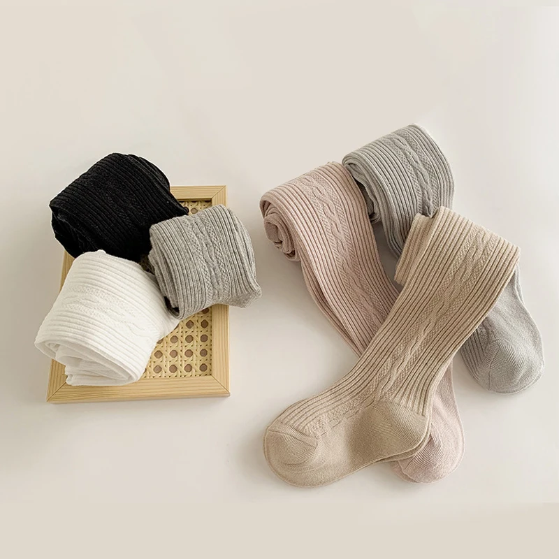 Korean Cute Baby Girls Tights Cotton Knitted Leggings Pineapple Baby Pantyhose Newborn Girls Pantyhose Kids Fishnet Stockings