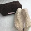 Lamb Hair Cosmetic Bag Plush Storage Cute Stationery Bag Large Capacity Travel Cosmetic Bag  Makeup Organizer 2