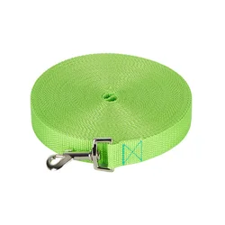 Durable Nylon Dog Training Leash - Long Walking Traction Rope - 50m (Light - green)