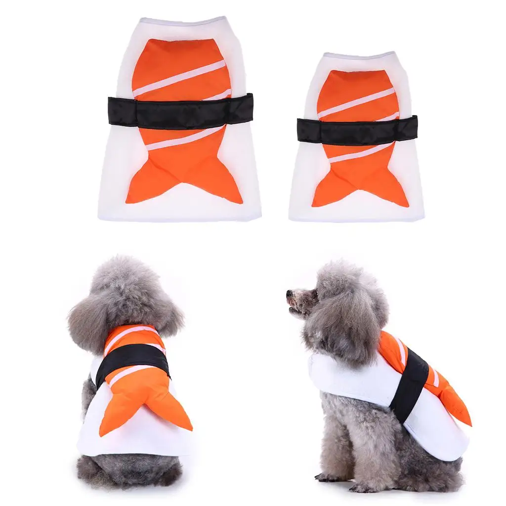 Lovely Dog Pet Halloween, Party Costumes Japan Sushi Apparel Outfit