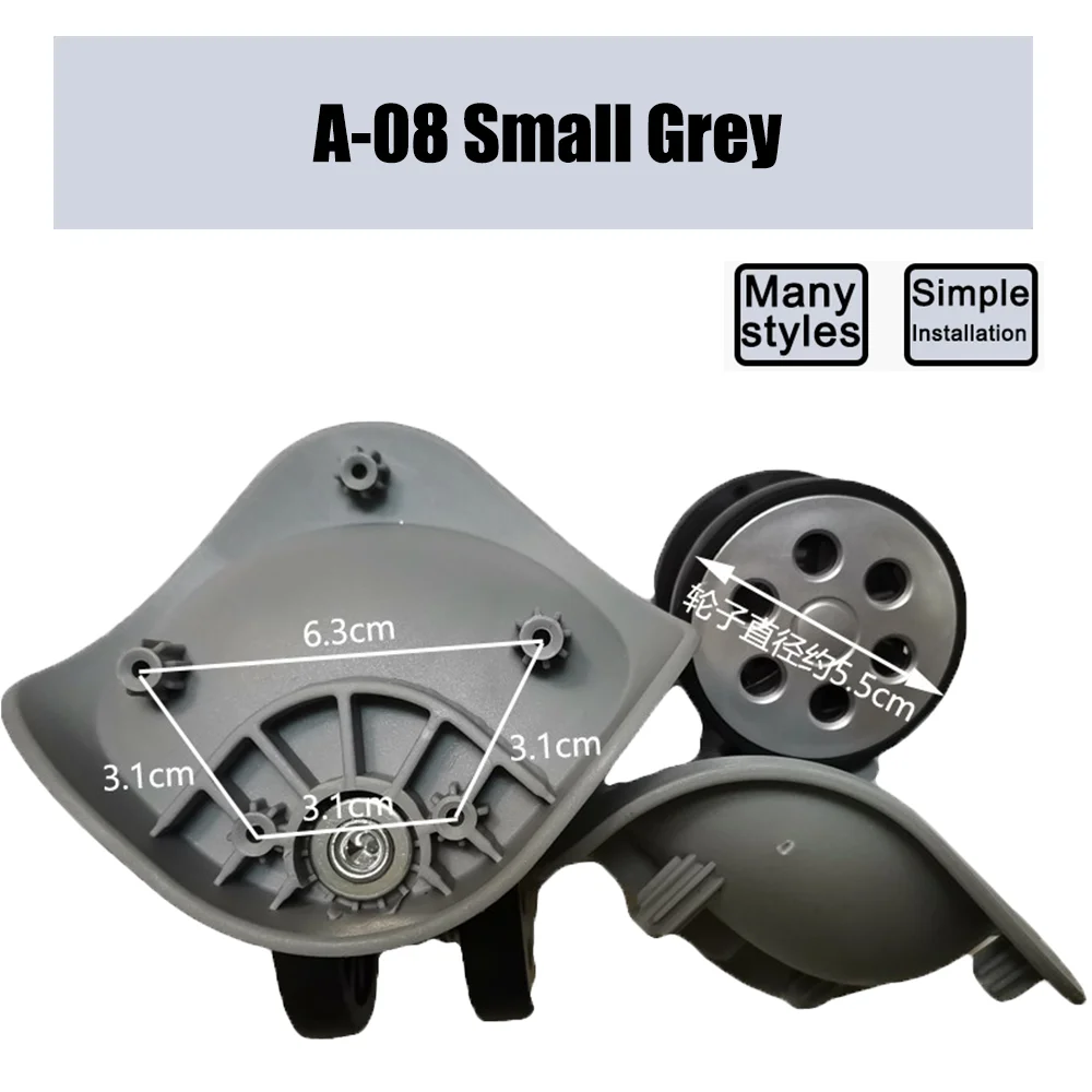 Suitable For Hongri A88 Trolley Case Wheel Pulley Sliding Casters Universal Wheel Luggage Wheel Slient Wear-resistant Smooth