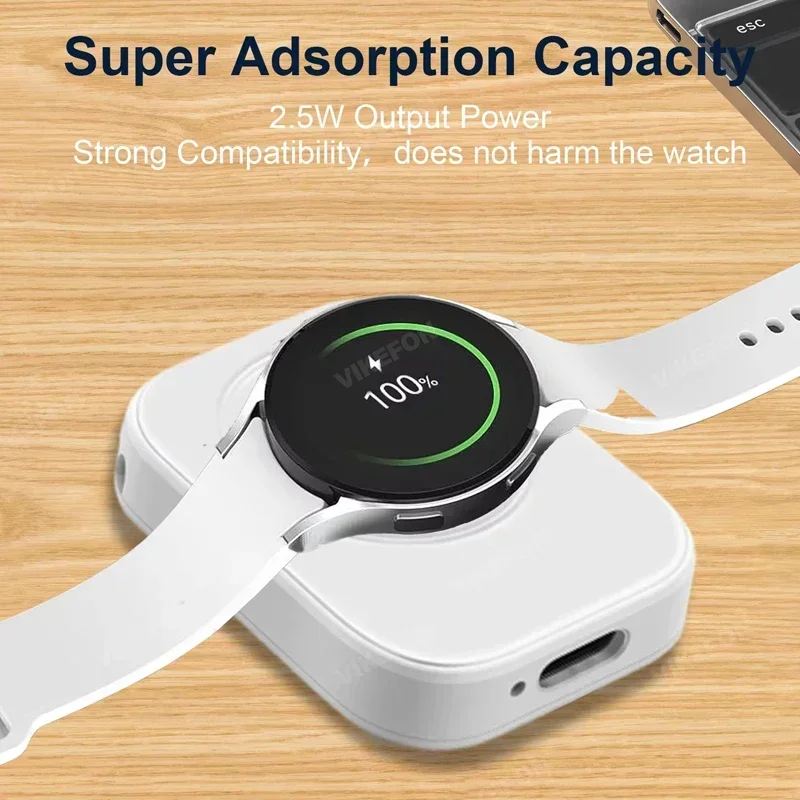 Wireless Portable Fast Charger for Smartwatches