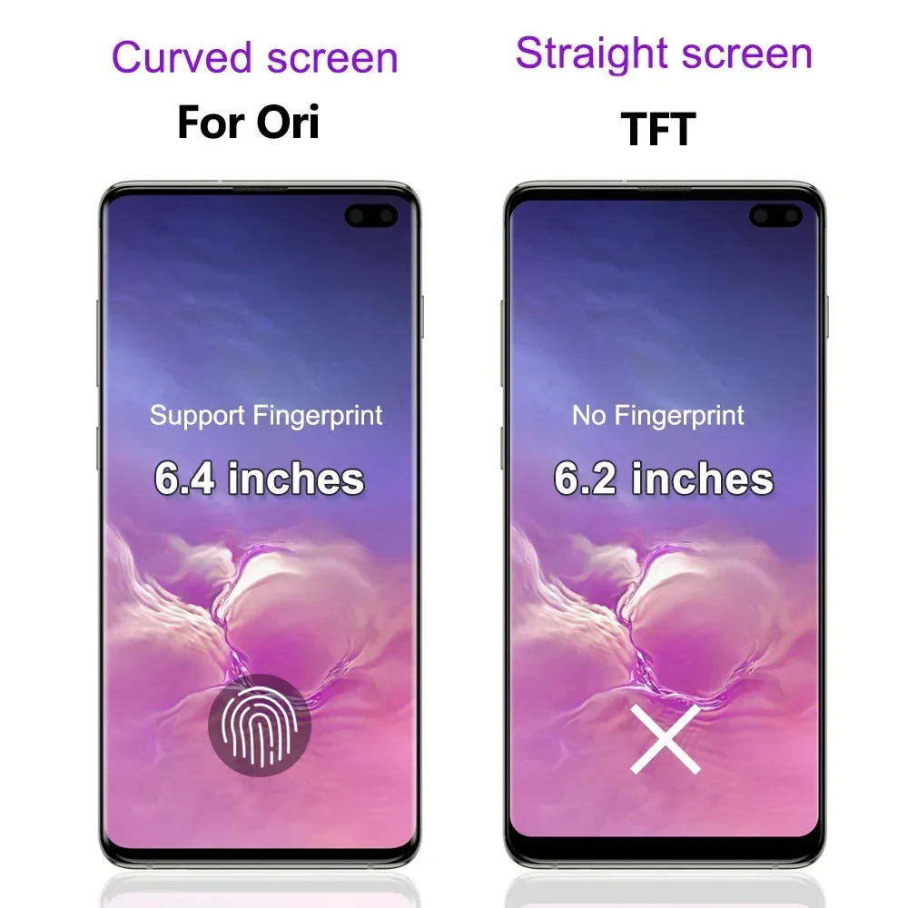   LCD ÷ ġ ũ Ÿ  ǰ, Ｚ S10 ÷ G975F SM-G975U SM-G975W