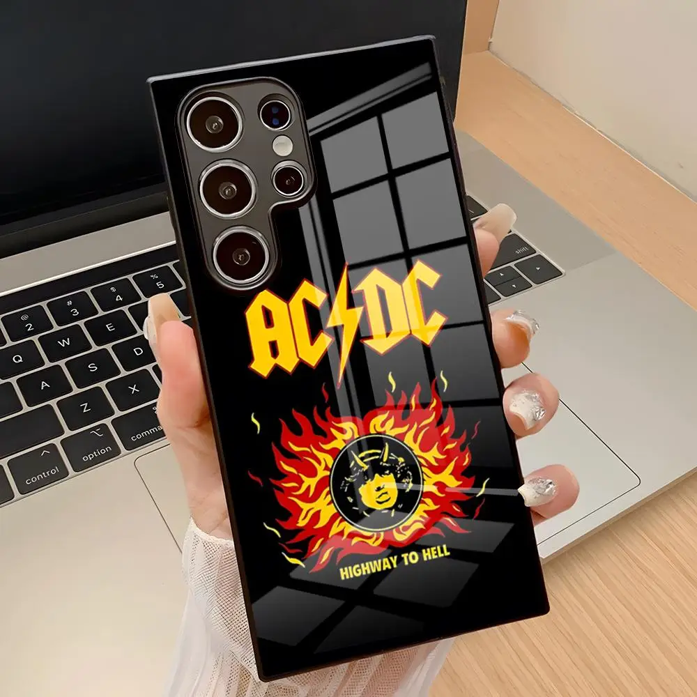 Classic And Cool A-Ac Dc Phone Case For S25 Ultra Samsung S24 Fe S22 ...