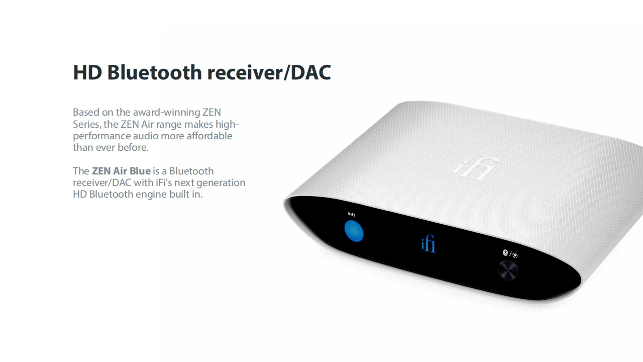 iFi Zen Blue V2 Récepteur Streamer Bluetooth Haute Résolution