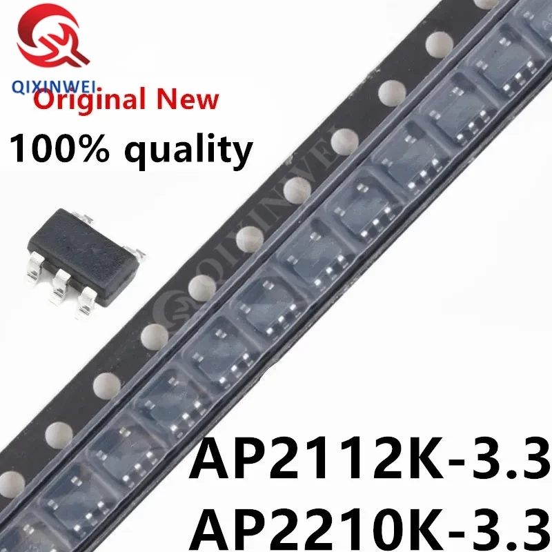 Produktbild von AP2114H-3.3TRG1 – 15 Stück Spannungsregler IC, SMD, 3,3V, 1A, Für Industrieautomatisierung & Steuerungen