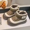 Winter Plush Snow Boots For Children - Thick Warm Waterproof Cotton Shoes for Kids
