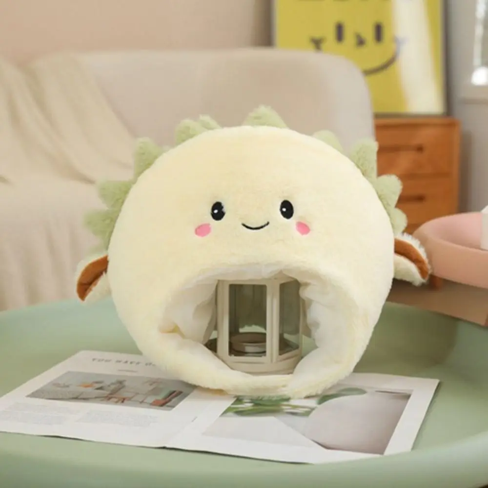 Headgear Stuffed Doll Plush Durian Hat Thick Fluffy Plush Hat Toys Comfort Collection Durian Cap Car Decor