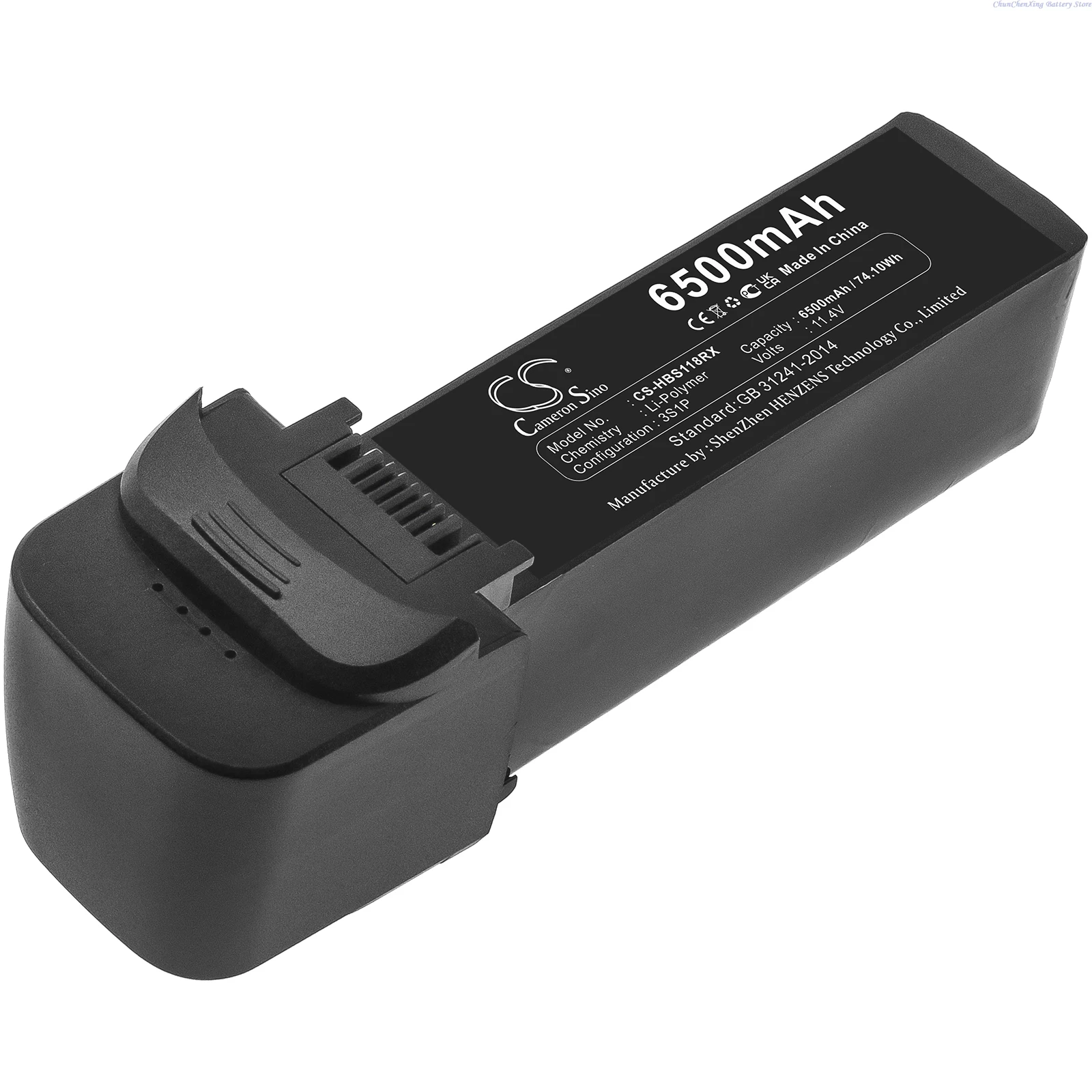 Batterie Drone Hubsan Zino Pro Plus 11.4V 6500mAh CS-HBS118RX