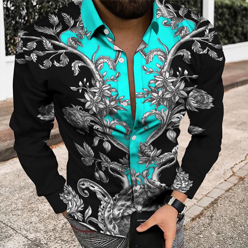 Spring and Autumn Men's Suit Shirts