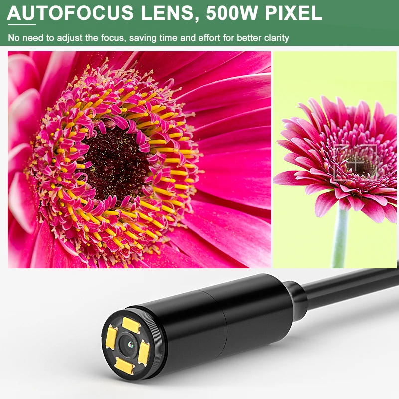 Cámara endoscópica IPS de 4,5 pulgadas HD1080P Cable rígido reemplazable de 15m cámara de enfoque automático de 5.0MP inspección impermeable boroscopio de alcantarillado de coche S822e1689997c4302a2c66c773cc8285aX