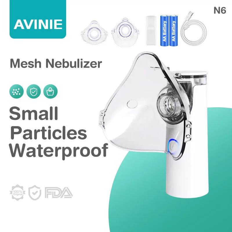 Avinie Mini Handhe Nebulizzatore Portatile Inalatore Bambini Adulti Vapore Silenzioso Umidificatore Nasale Strumenti Inalatore Nebulizzatore Asma