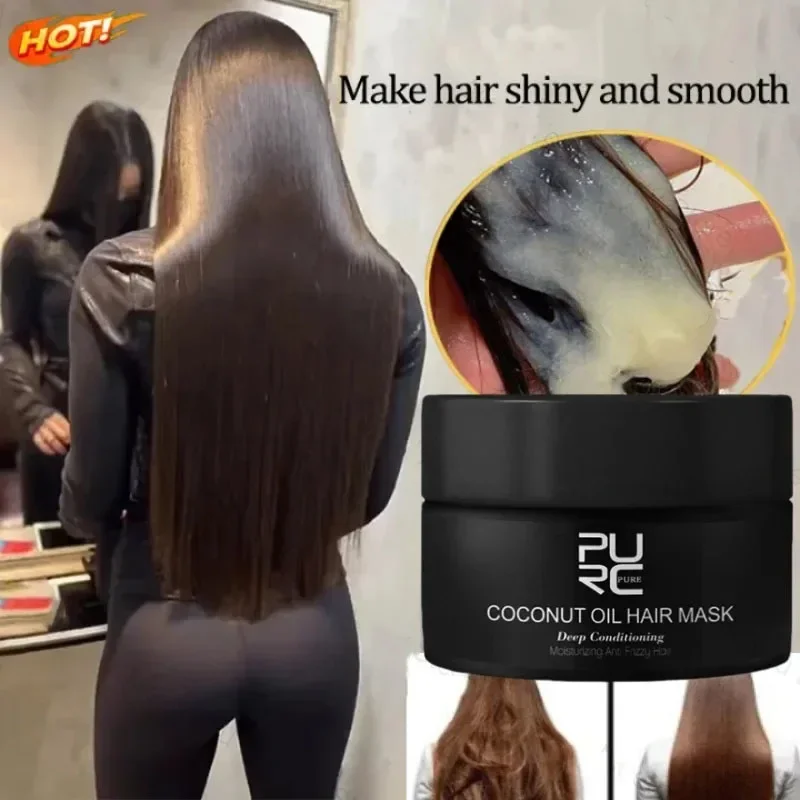 Hair Mask Keratin Collagen Pro Hair Mask Repair Dry Split Ends Frizzy Damaged Deeply Moisturize Soft Smooth Shiny Women Hair Care Products