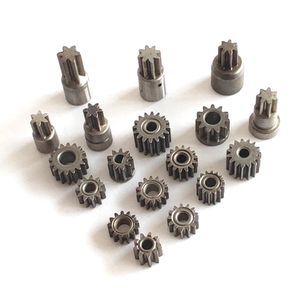 충전 전기 핸드 드릴 기어 6/7/8/9/11/12/13/14/15/16 550 775 모터 샤프트 용 치아 3/4.9mm 리튬 배터리 모터 기어