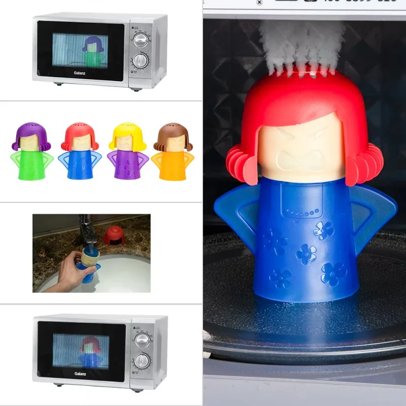 Angry Birds-Themed Spray Degreaser: Innovatively Cleans Microwaves, Ovens & Freshens Refrigerators with Fun Design