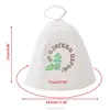 Wool Felt Sauna Hat Anti Heat Russian Banya For Bath House Head N23 20 Dropship 4