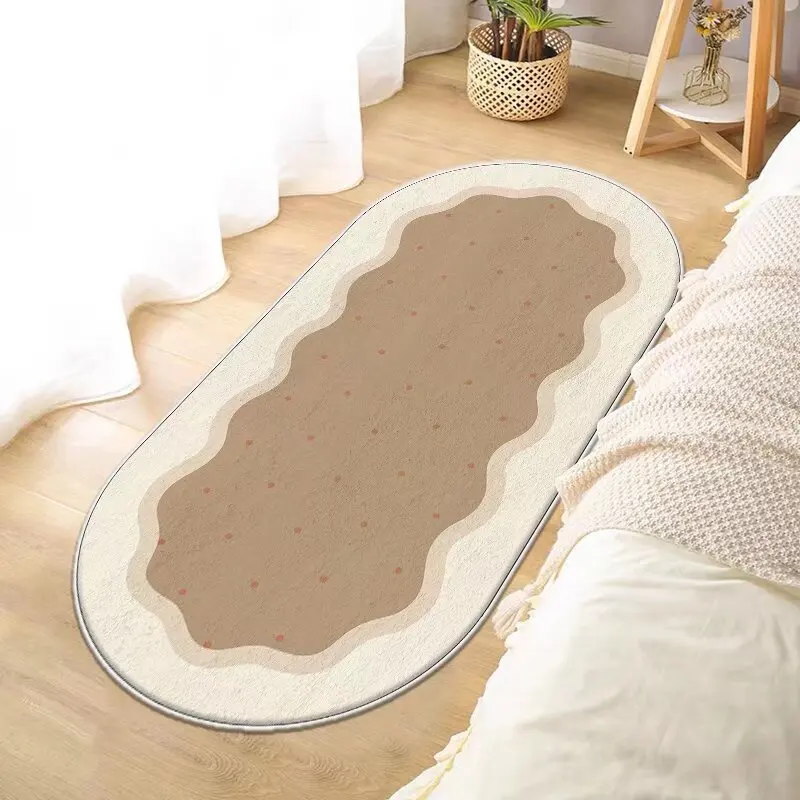

15353 living room carpet new deluxe light luxury bedroom bed home mat small carpet