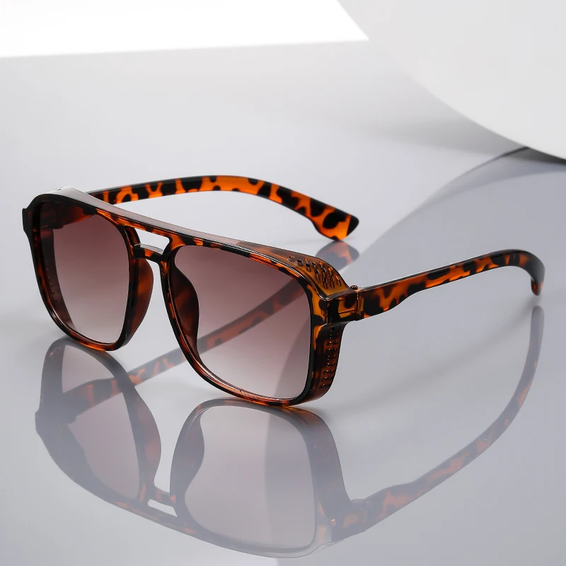 

Модные мужские и женские солнцезащитные очки в стиле стимпанк, винтажные пластиковые солнцезащитные очки в стиле ретро для женщин и мужчин, очки UV400