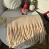 Fashion Women Thick Shawl Wraps Scarf Winter Warm Solid Color Pashmina Blanket Long Tassel Hijab Stoles Bufanda Mujer 5