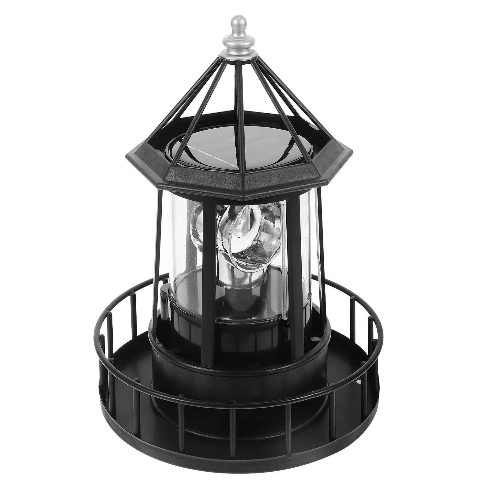 

Patio Lights Outdoor Waterproof Solar Rotating Landscape Lamp Decorative Garden Statue Revolving Work