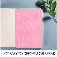 2Pcs A5 Dual-Side ABS Self Healing Cutting Pad with Fine Grid Lines Measuring Mat for Crafting Paper Fabric Clay Engraving 2