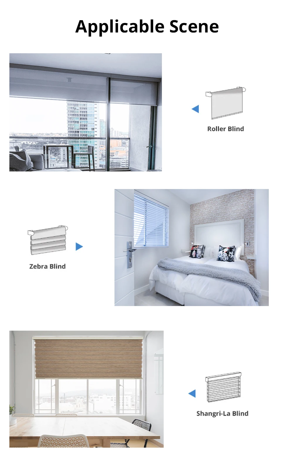 Matter Thread Smart Roller Shade Blinds Motor for 37mm 38mm Tube Support Homekit