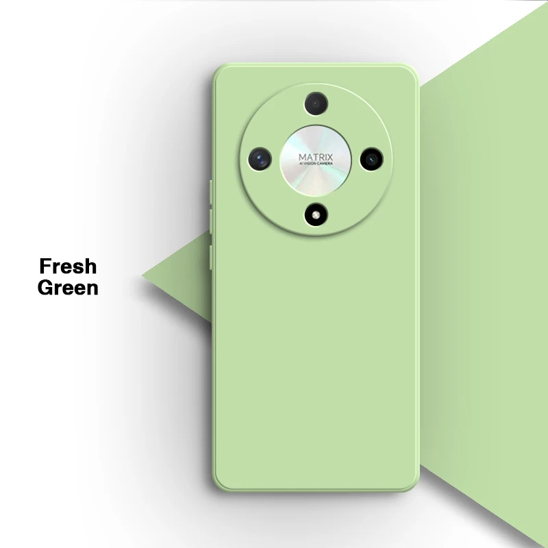 Minimalist Liquid Silicone Phone Case - Soft Square Design with Enhanced Protection
