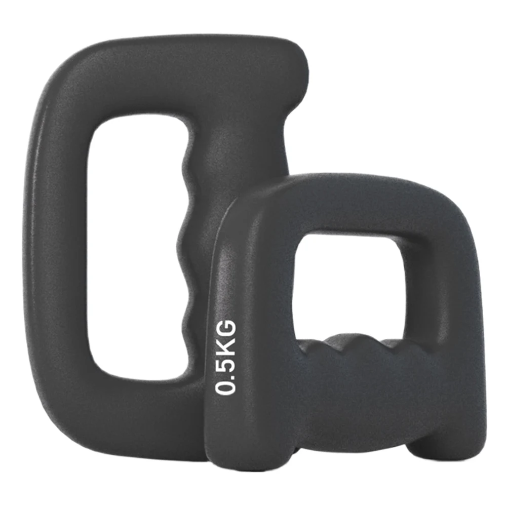 Boxing Hand Weights Ergonomic D Shaped Fitness Hand Weight Non-Slip Boxing Dumbbell 2Pcs for Strength Speed Explosive Power