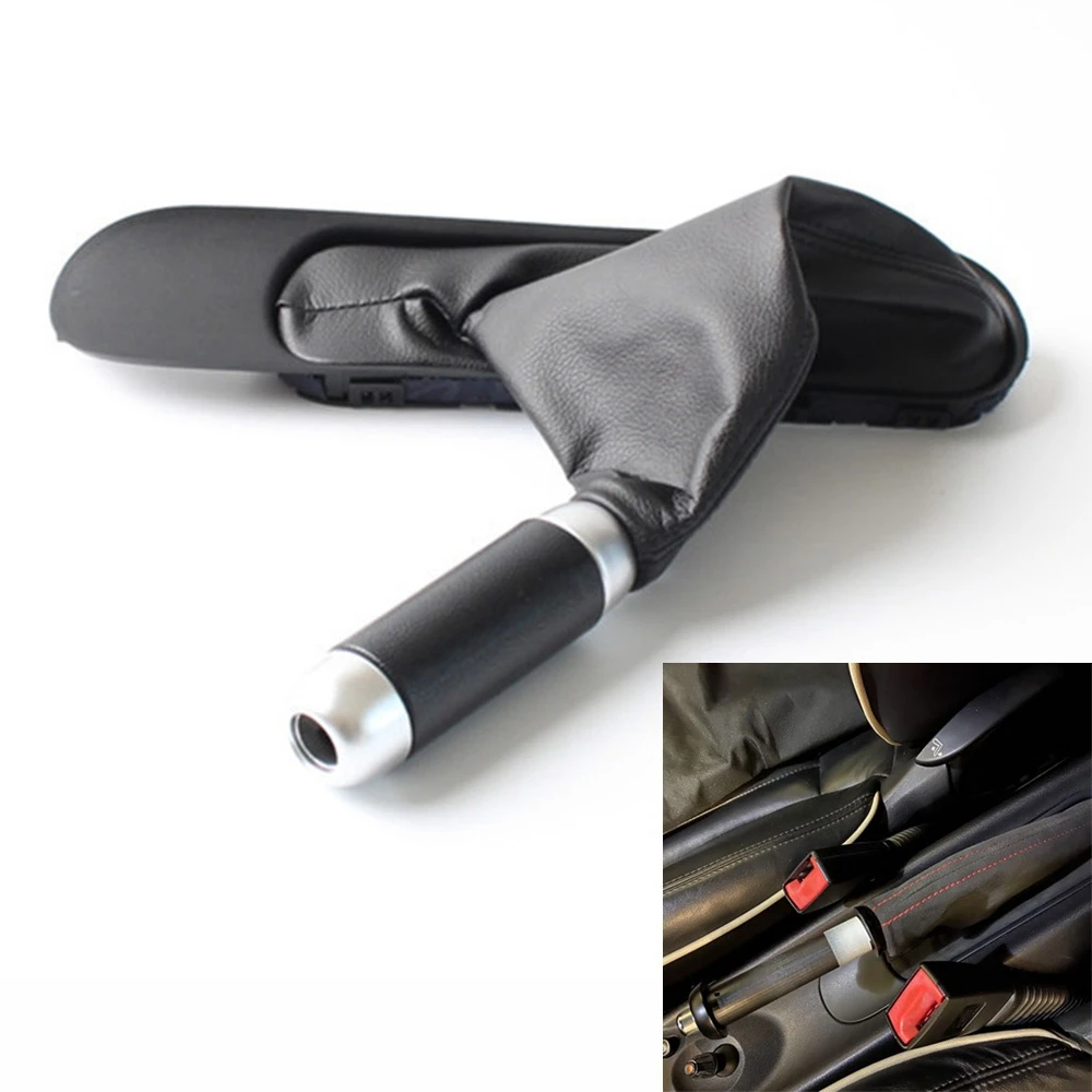 Car Console Handbrake Handle Panel with Handbrake Boot for MINI Cooper F55 F56 F57 Countryman Armrest Box hand brake cover,car interior accessories
